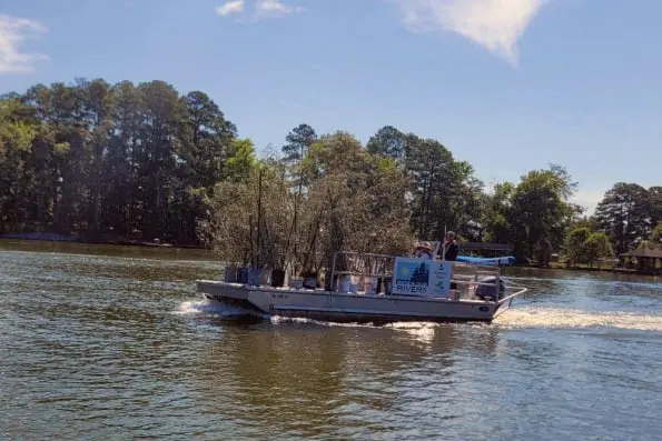 Lake Weiss Fish Habitat Build 2024 | Anglers Unlimited